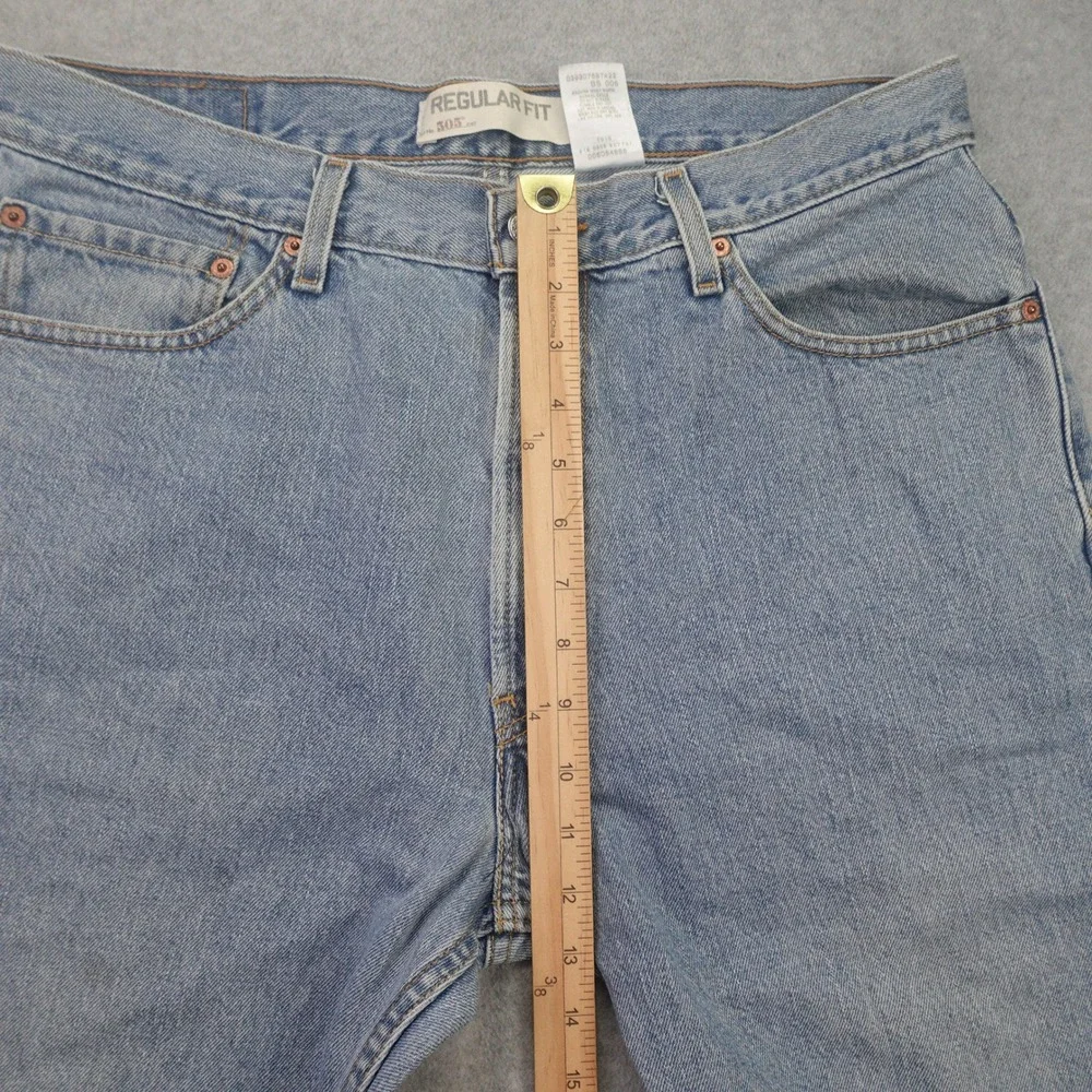 Levi's‎ 505 Jeans Mens 36x30 Light Wash Regular Fit Straight Leg Denim